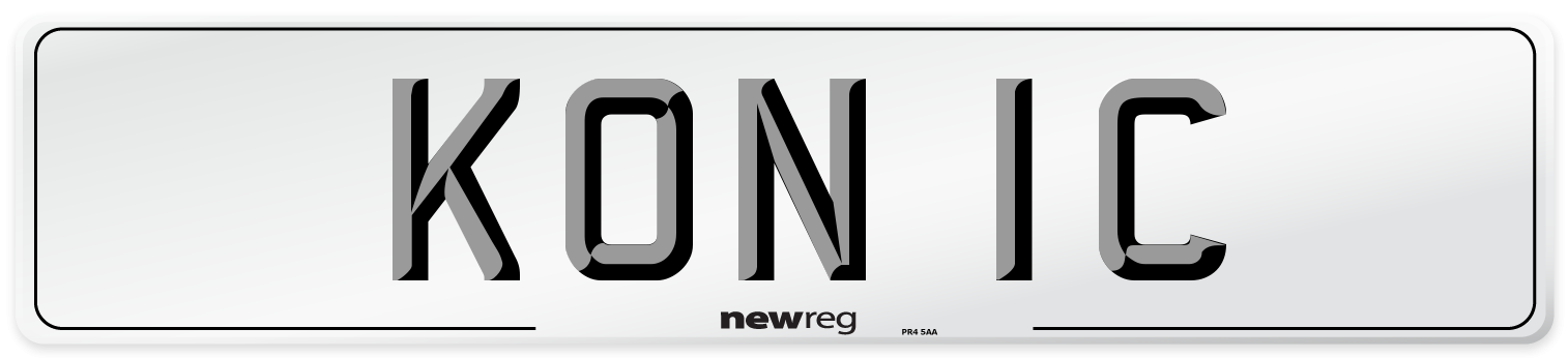 KON 1C Number Plate from New Reg